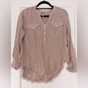 Free People Linen Tunic